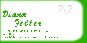 diana feller business card